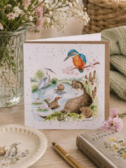 Wrendale Designs The Riverbank River Animal Card product image