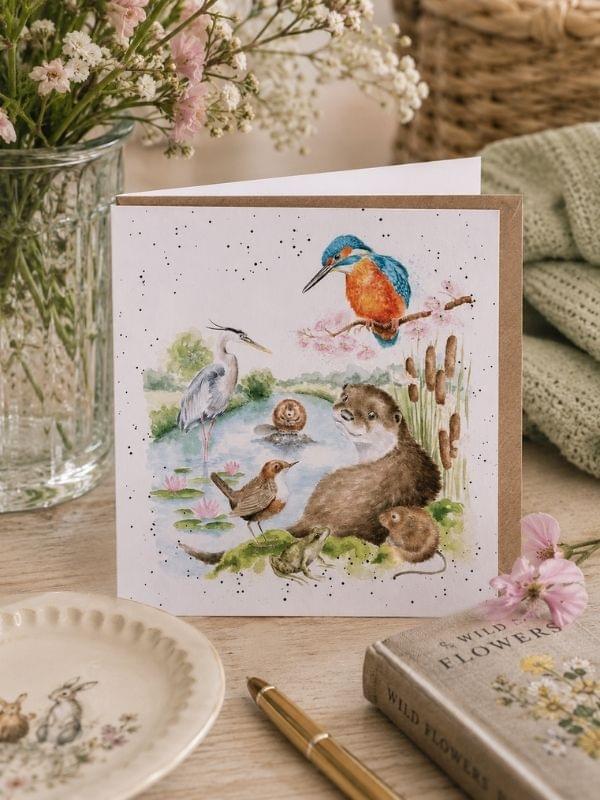 Wrendale Designs The Riverbank River Animal Card product image