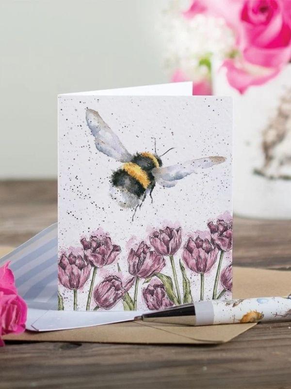 Wrendale Designs Flight Of The Bumblebee Card product image