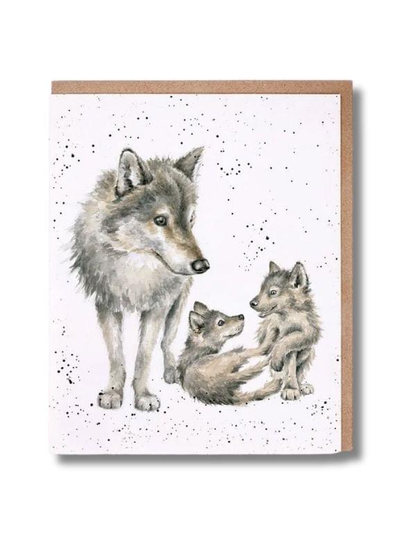 Wrendale Designs Wolf Pack Single Card