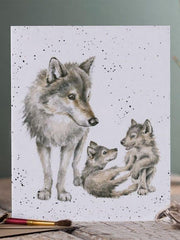 Wrendale Designs Wolf Pack Single Card product image