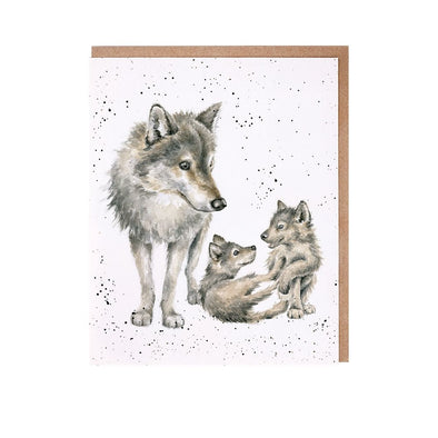 Wrendale Designs Wolf Pack Single Card