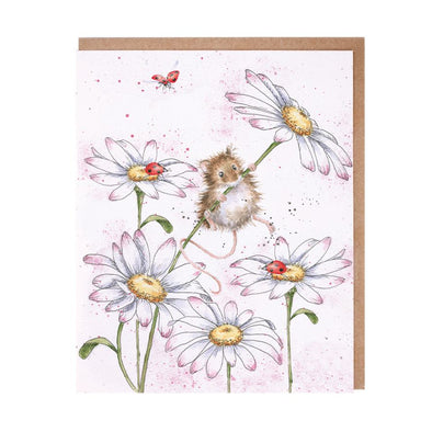 Wrendale Designs Greeting Card - Oops a Daisy