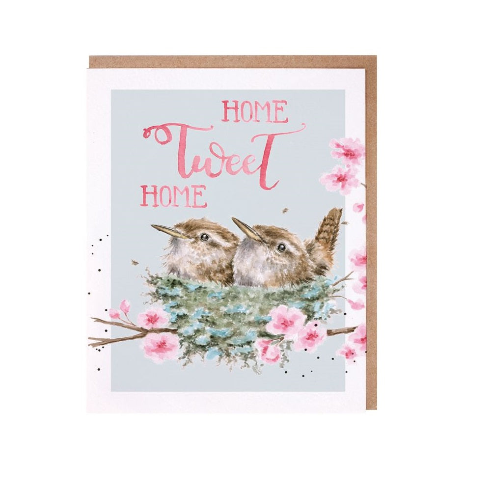 Wrendale Designs 'Home Tweet Home' Wren Card