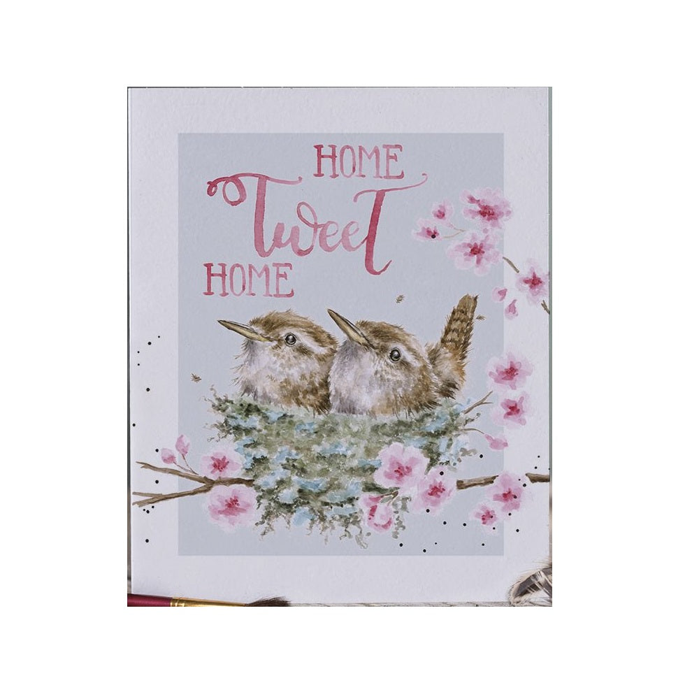 Wrendale Designs 'Home Tweet Home' Wren Card