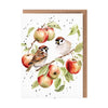 Wrendale Designs 'The Apple Tree' Sparrow Greetings Card