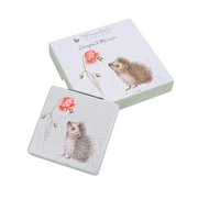 Wrendale Designs Hedgehog Compact Mirror - Busy As a Bee Compact Mirror product image