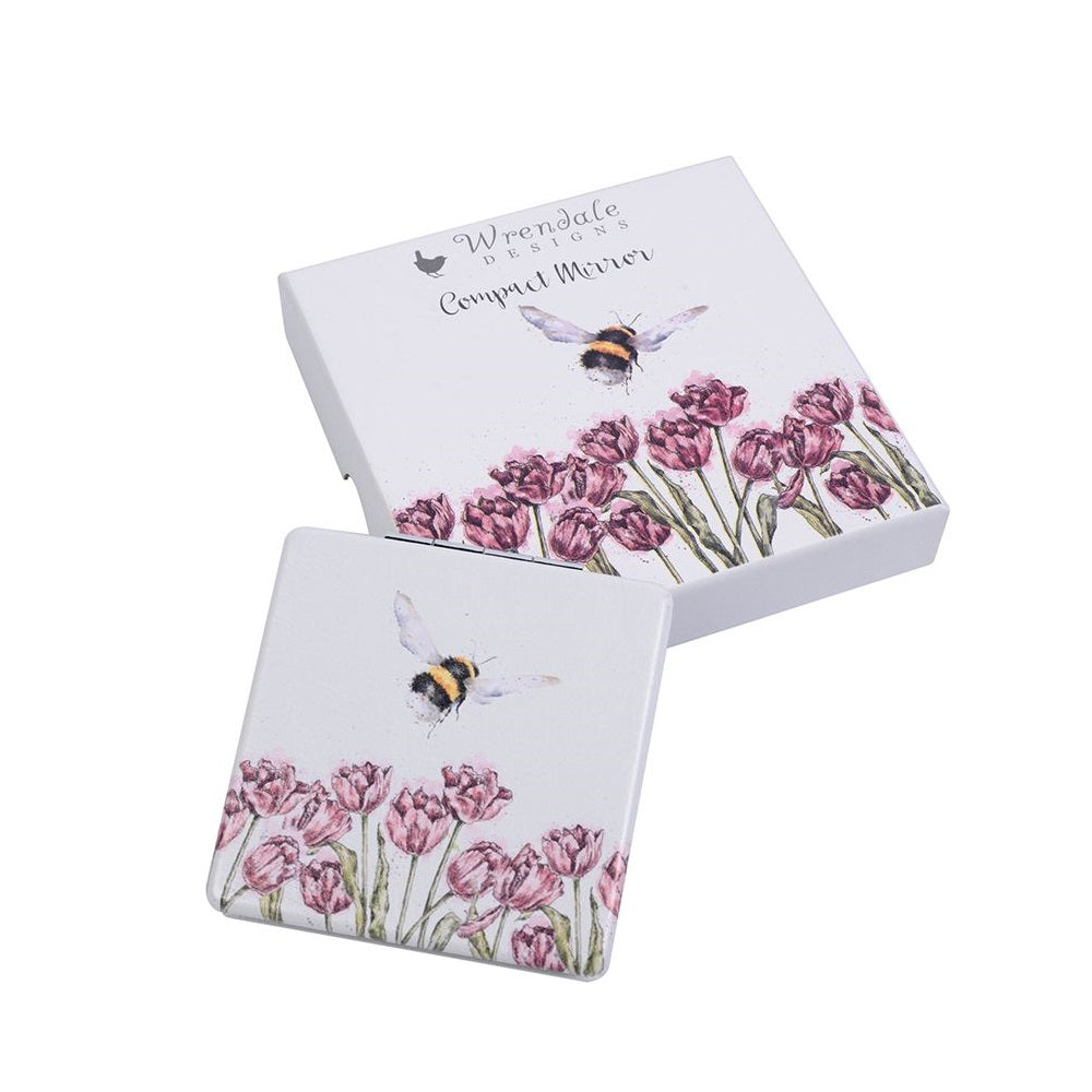 Wrendale Designs Flight of the Bumble Bee Compact Mirror