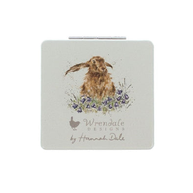 Wrendale Designs Compact Mirror Hare Brained
