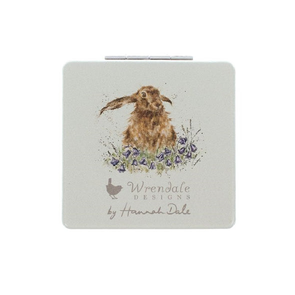 Wrendale Designs Compact Mirror Hare Brained