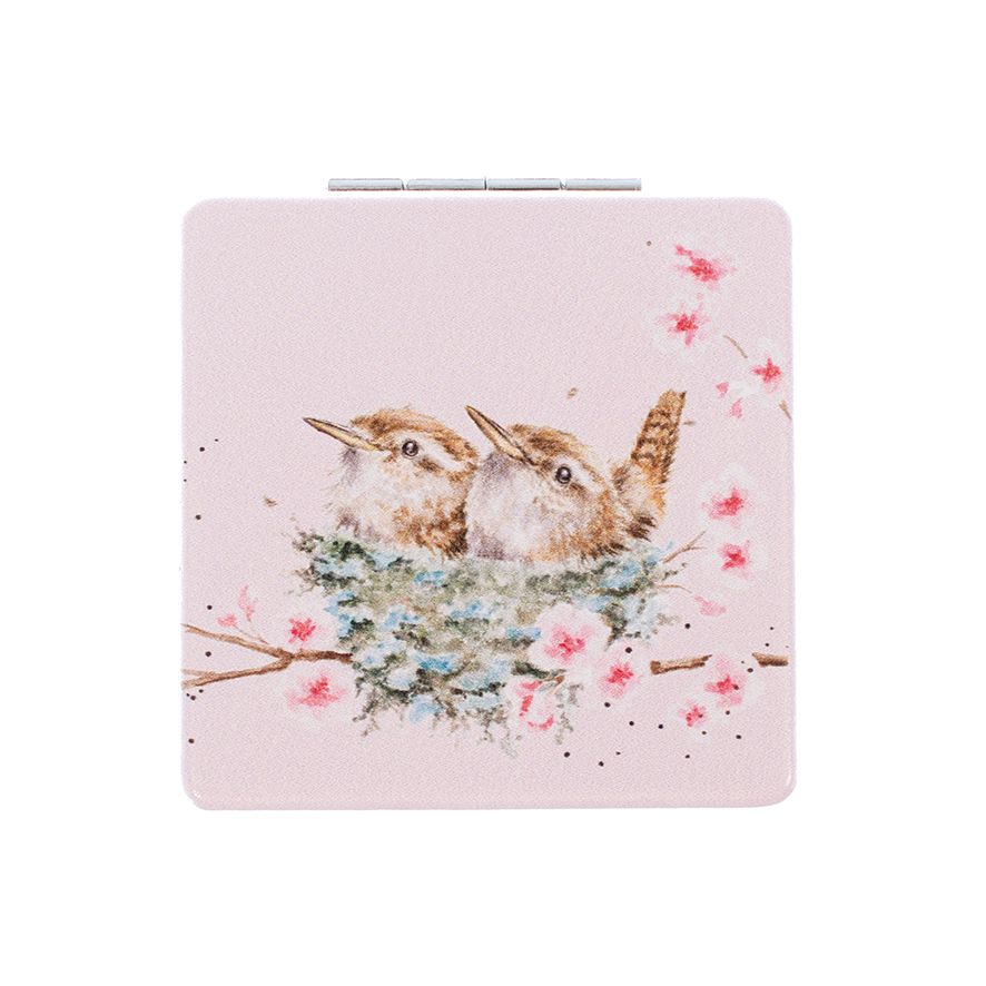 Wrendale Designs Compact Mirror - Wren Bird