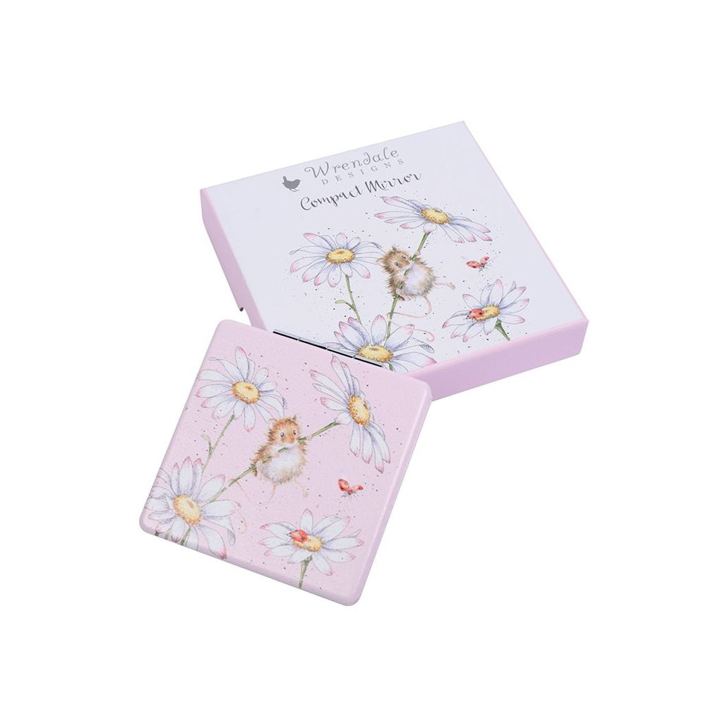 Wrendale Designs 'Oops A Daisy' Mouse Compact Mirror product image