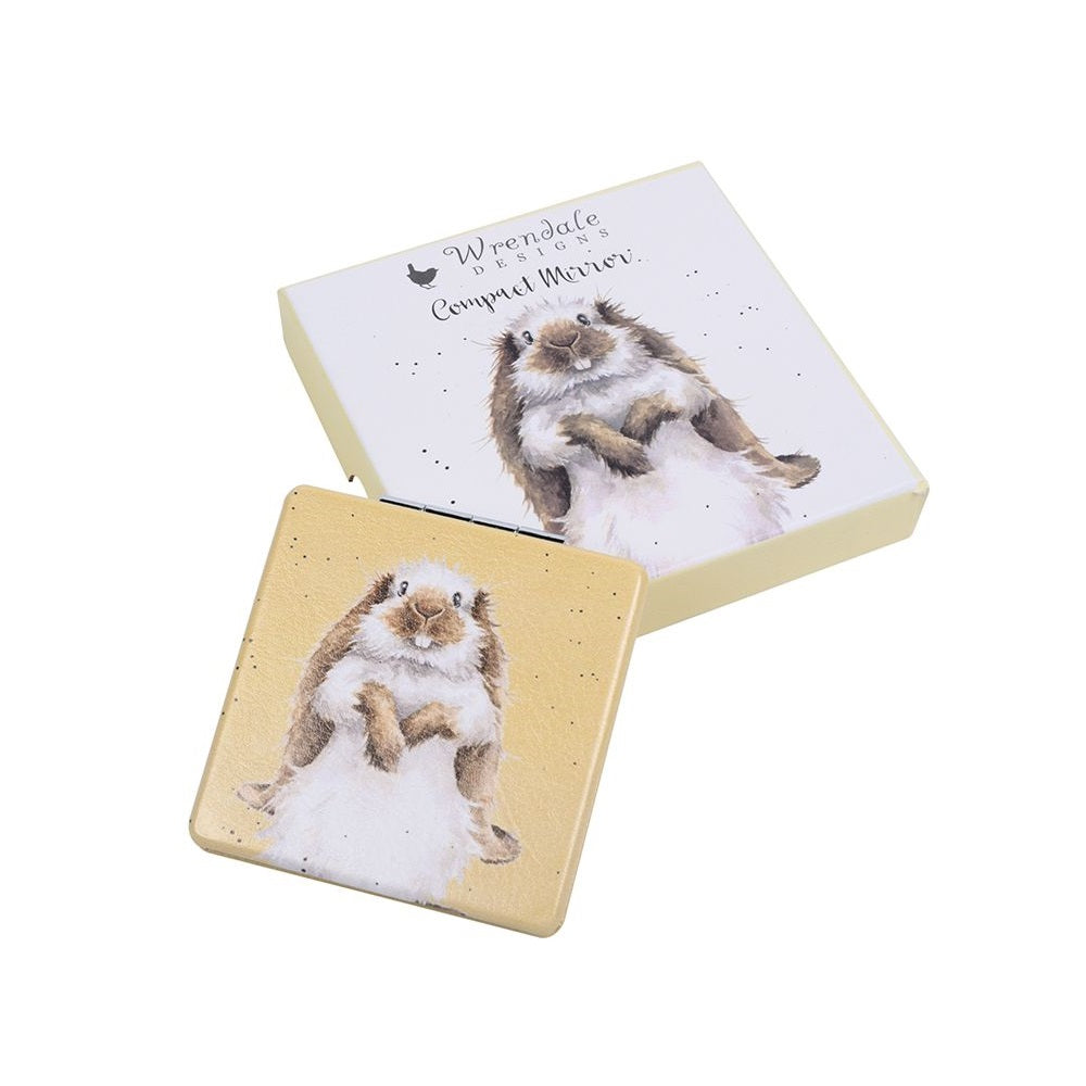 Wrendale Designs 'EARISISTIBLE' Rabbit Compact Mirror