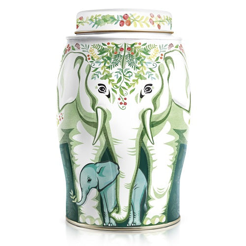 Williamson Tea Caddy Elephant - Winter Wreath Christmas Blend 40's
