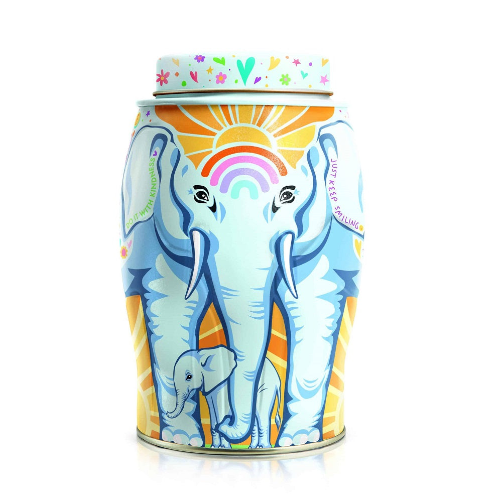 Williamson Tea Caddy Elephant - Happiness English Breakfast 40's