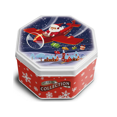 Campbells Shortbreads Flying Santa Tin (Petticoat Tails) 115g
