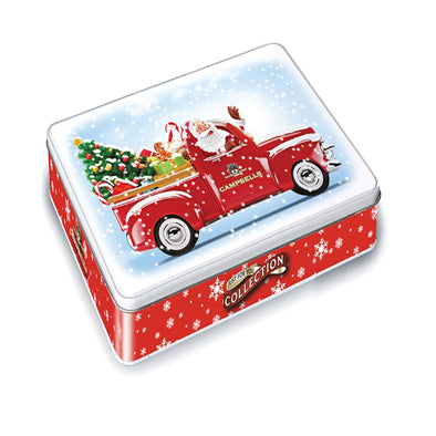 Campbells Shortbreads Santa in Van (Assorted Shortbread Shapes) Tin 150g