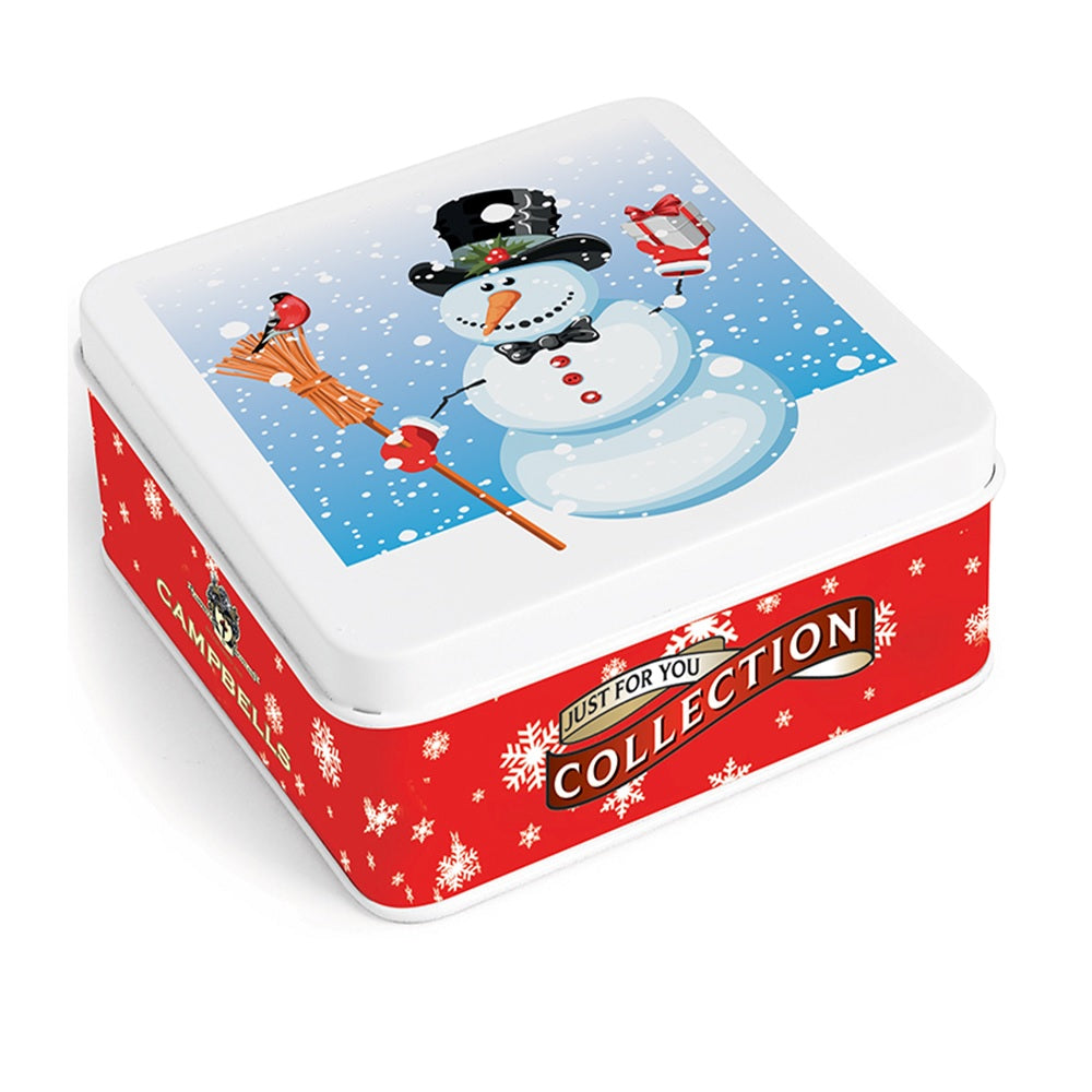  Campbells Shortbread Christmas Snowman 90g Best of British NBPT  Shortbread Tins Campbells Shortbread.
