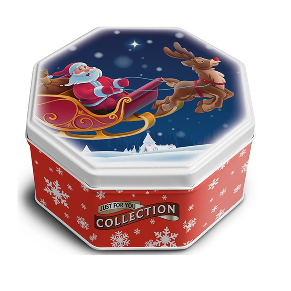  Campbells Shortbread Santa & Rudolph Tin (Petticoat Tails) 115g Best of British NBPT  Shortbread Tins Campbells Shortbread.