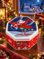 Campbells Shortbread Flying Santa Tin (Petticoat Tails) 115g