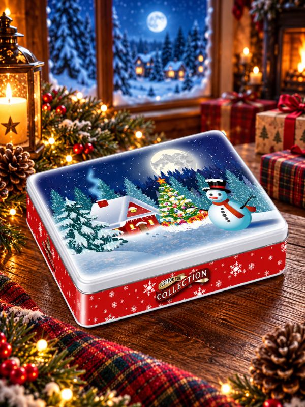 Campbells Shortbread Christmas Scene Tin (Assorted Shortbread Shapes) 150g