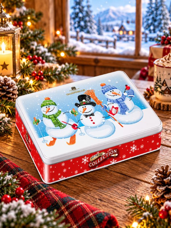 Campbells Shortbread Snowman Tin (Assorted Shortbread Shapes) 150g