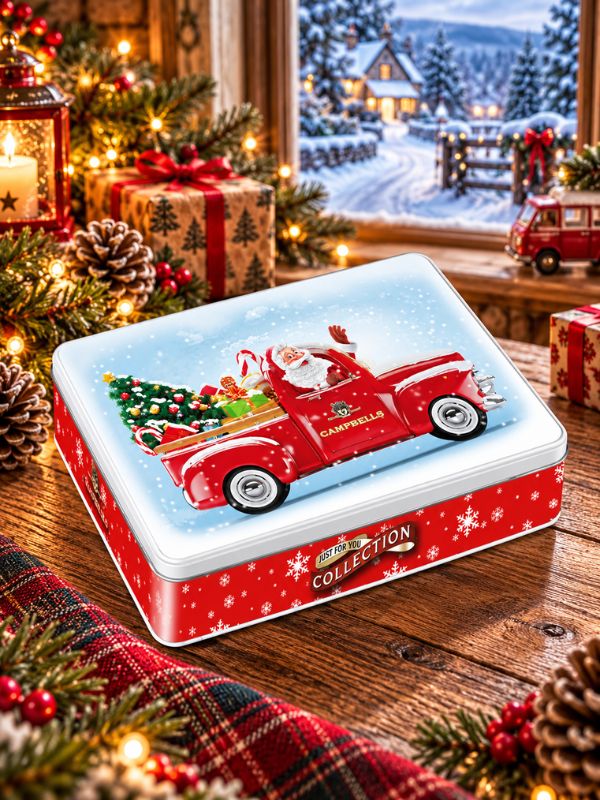 Campbells Shortbread Santa in Van (Assorted Shortbread Shapes) 150g