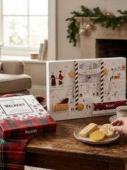 Walkers Shortbread Advent Calendar 10.4oz in a colorful festive countdown design.