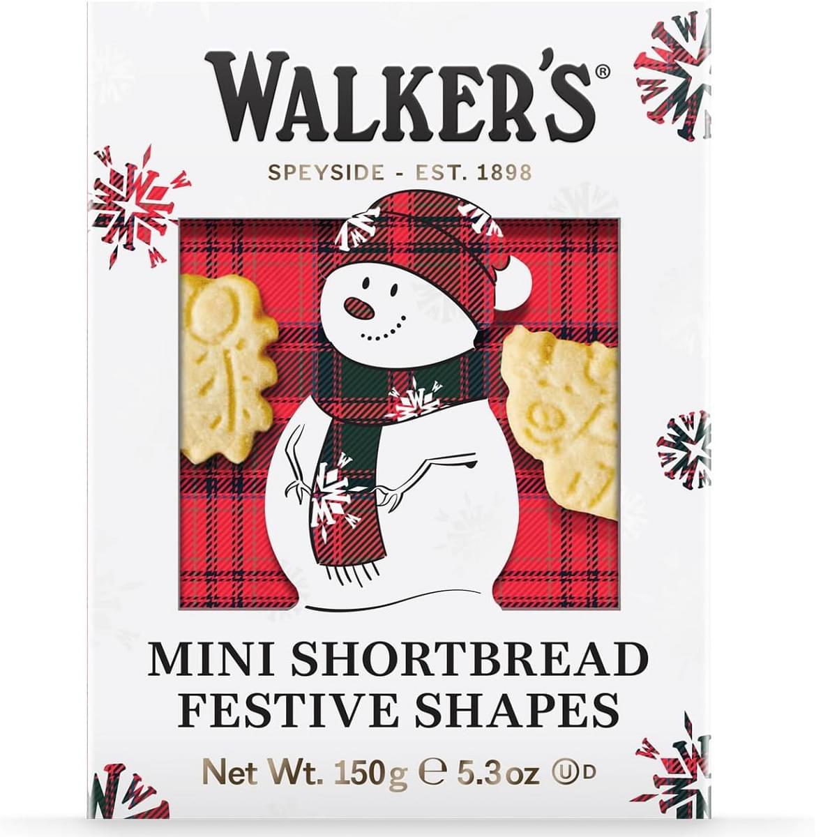  Walkers Shortbread Snowman 3D Carton 5.3Oz Best of British NBPT  Shortbread Walkers Shortbread.