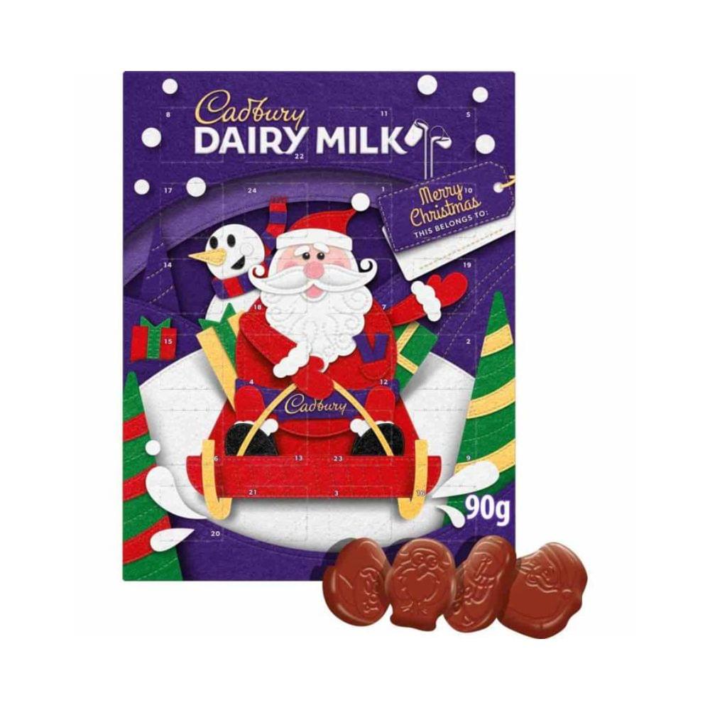  Cadbury Dairy Milk Advent Calendar Christmas 90G Best of British NBPT  Chocolate Cadbury.