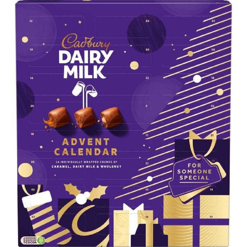 Cadbury Dairy Milk Mixed Chunk Advent Calendar 258G