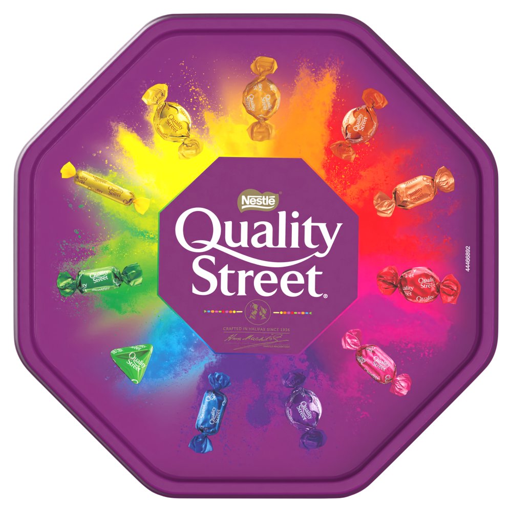  Nestle Quality Street Chocolate Tub 550g Best of British NBPT  Chocolate Tin Nestle.