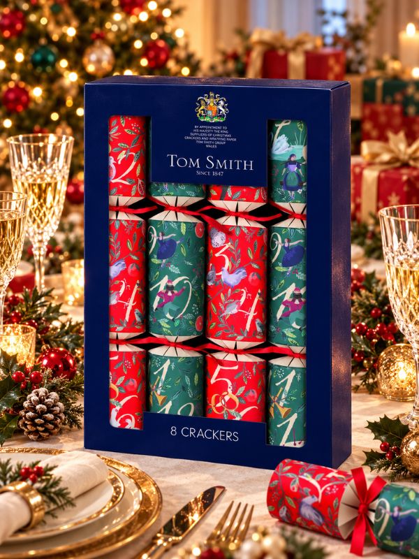Tom Smith Cracker 8X12.5" - 12 Days Of Christmas Family