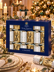 Tom Smith Cracker 6X8" - Gold Luxury Tree