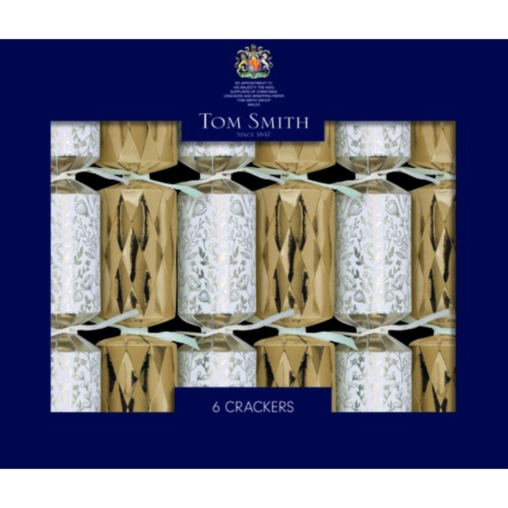Tom Smith Cracker 6X8" - Gold Luxury Tree