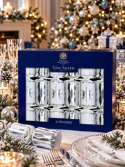 Tom Smith Cracker 6X8" - Silver Luxury Tree