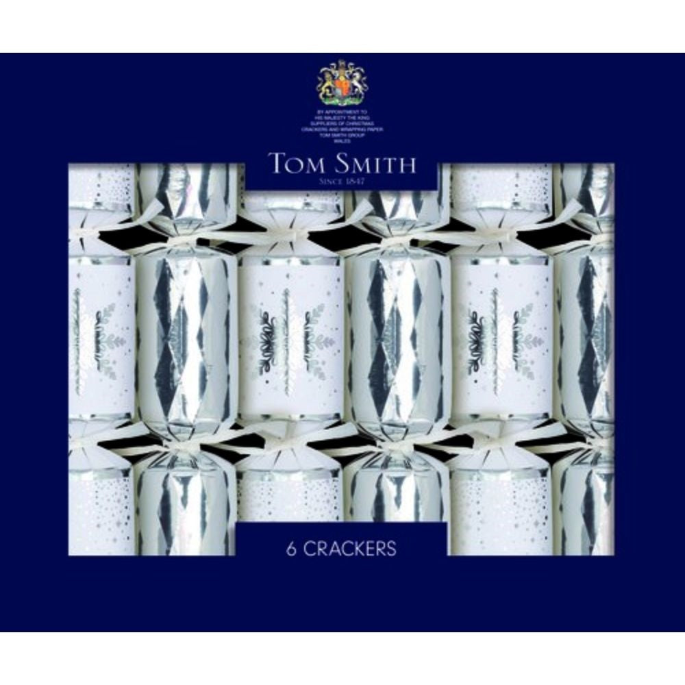 Tom Smith Cracker 6X8" - Silver Luxury Tree