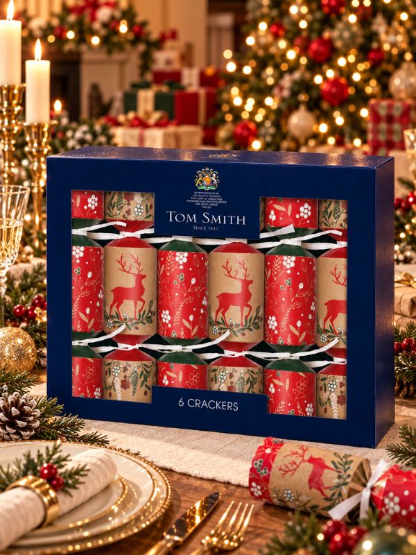 Tom Smith Cracker 6X8" - Kraft Luxury Tree