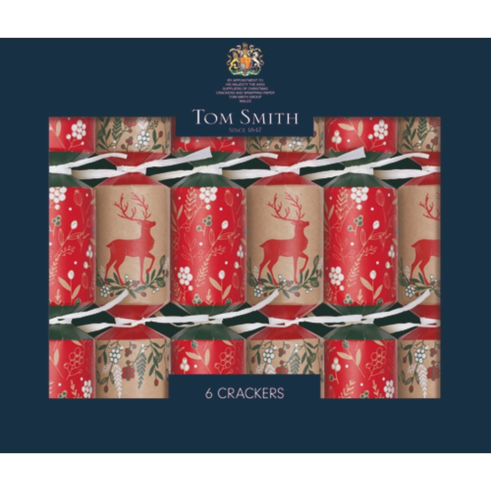  Tom Smith Cracker 6X8" - Kraft Luxury Tree Best of British NBPT  Christmas Crackers Tom Smith.