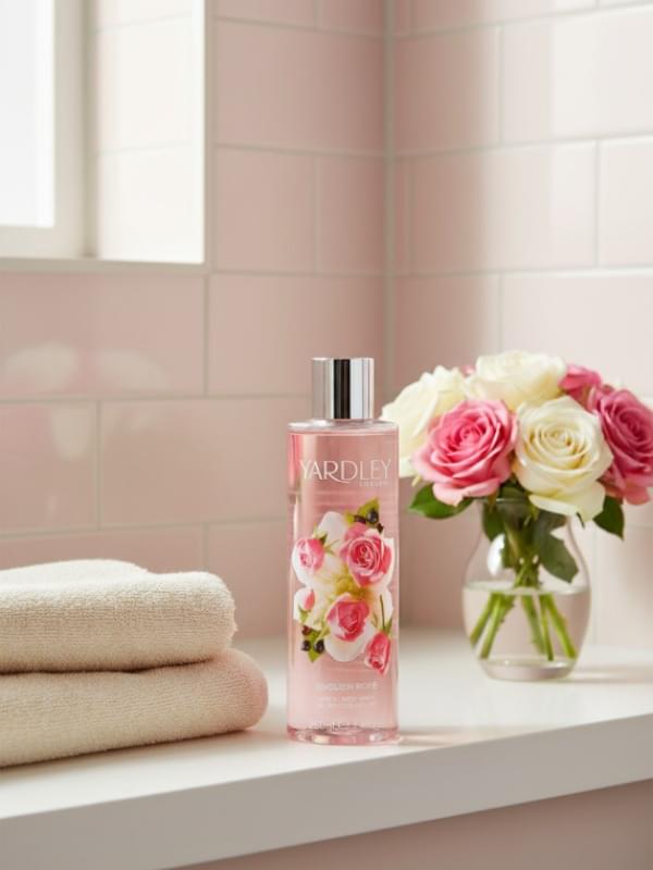 Yardley London English Rose Luxury Body Wash 250ml product image with London