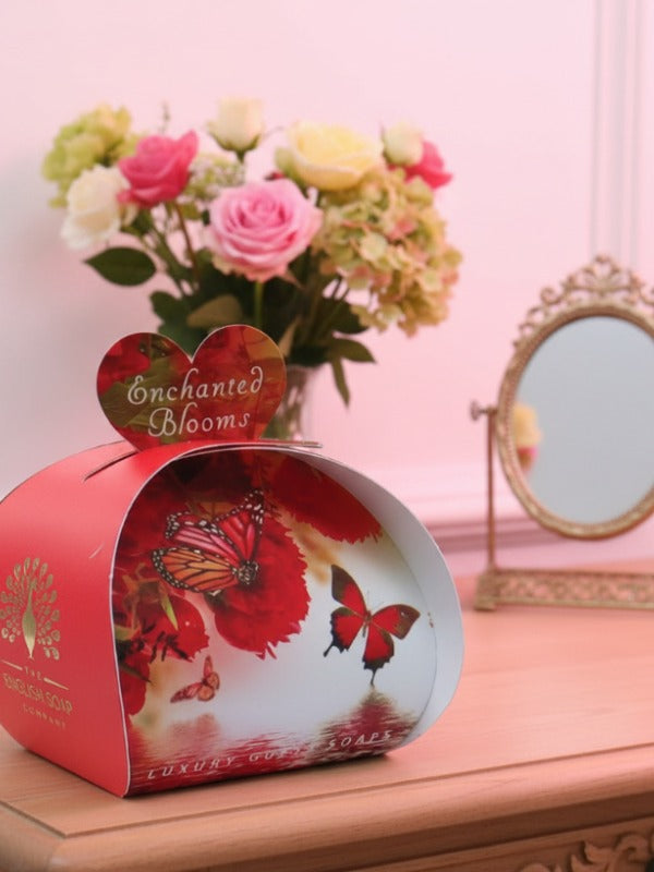English Soap Enchanted Blooms Luxury Guest Soaps, 3pk x 20g Soap product image