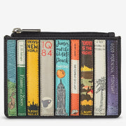 Yoshi Black Bookworm Zip Top Leather Purse product image