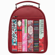 Yoshi Bookworm Cherry Red Leather Backpack product image