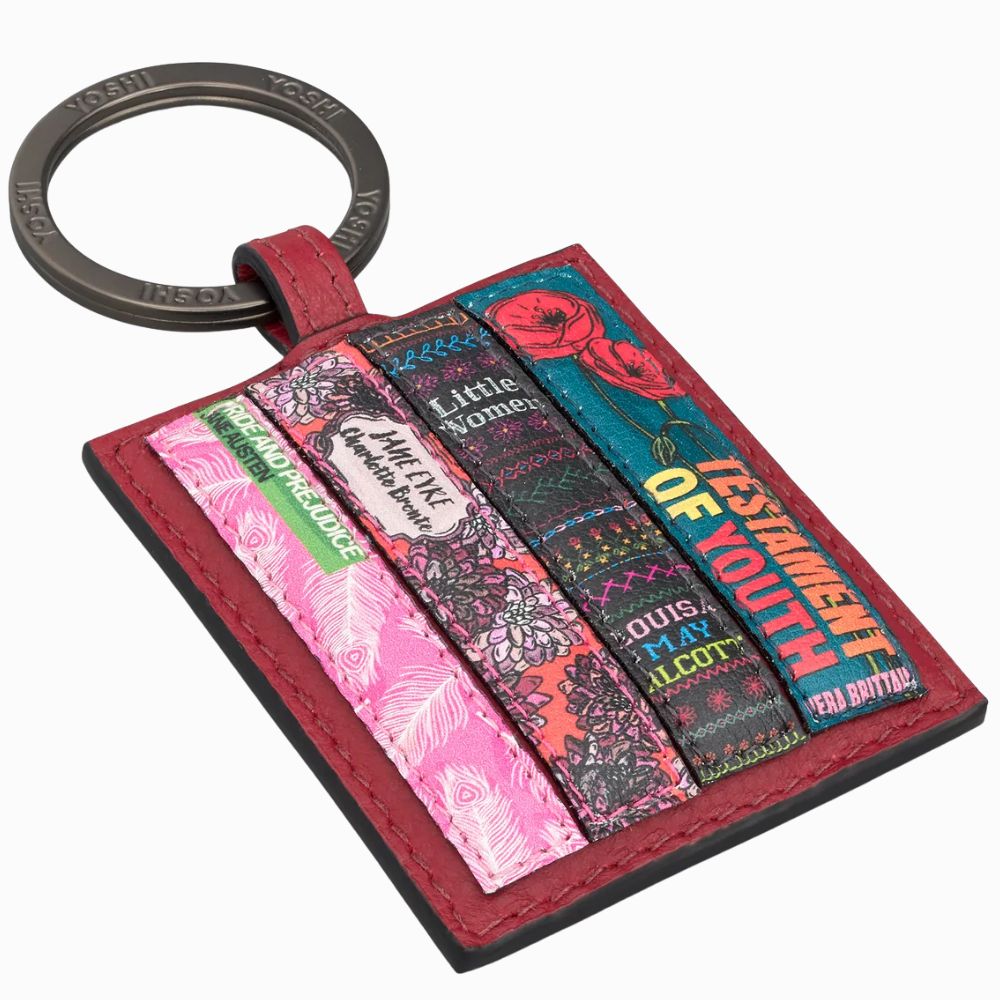  Yoshi Bookworm Cherry Red Leather Keyring Best of British NBPT  Households.