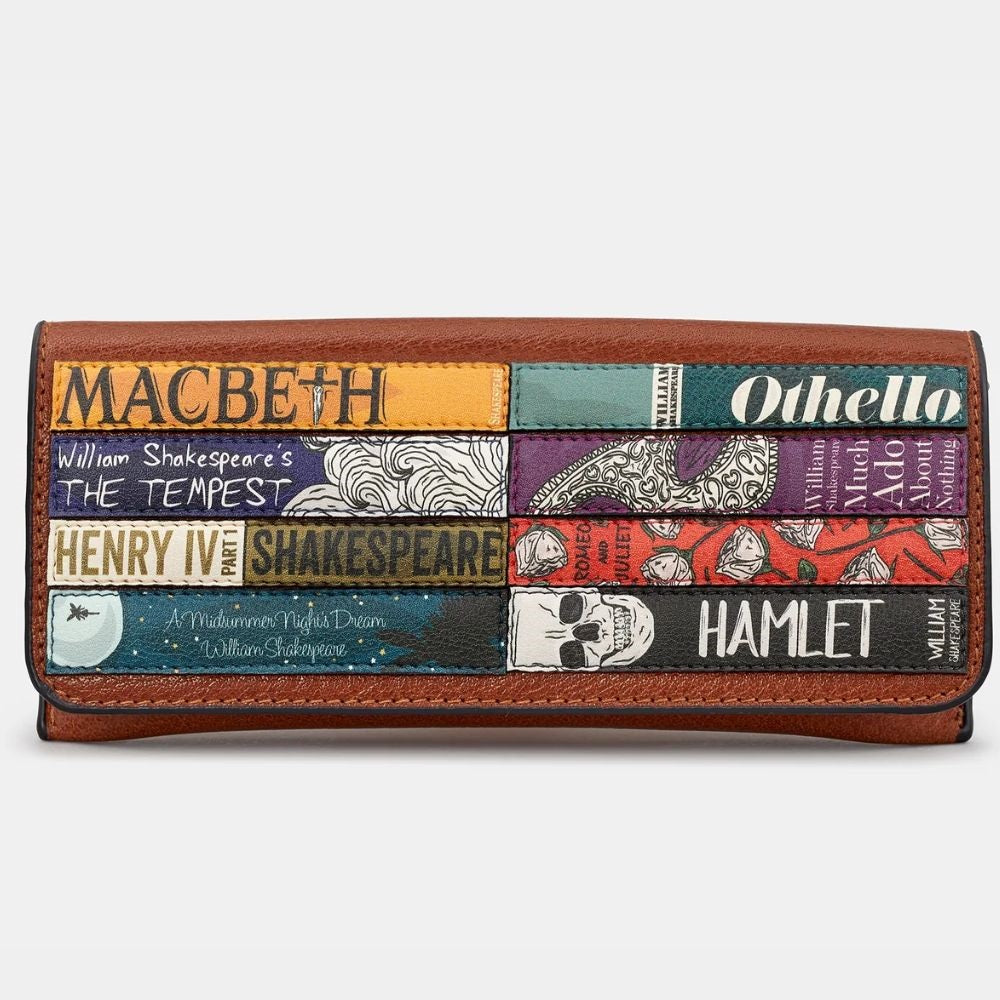 Yoshi Brown Bookworm Flap Over Glasses Case