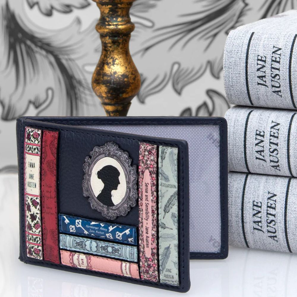 Yoshi Navy Jane Austen Bookworm Travel Pass Holder