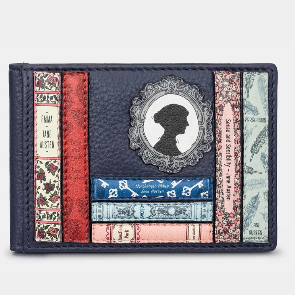 Yoshi Navy Jane Austen Bookworm Travel Pass Holder