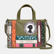 Yoshi Jane Austen Bookworm Olive Multiway Grab Bag Book product image