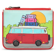 Yoshi Happy Camping Leather Zip Top Camper Van Purse product image