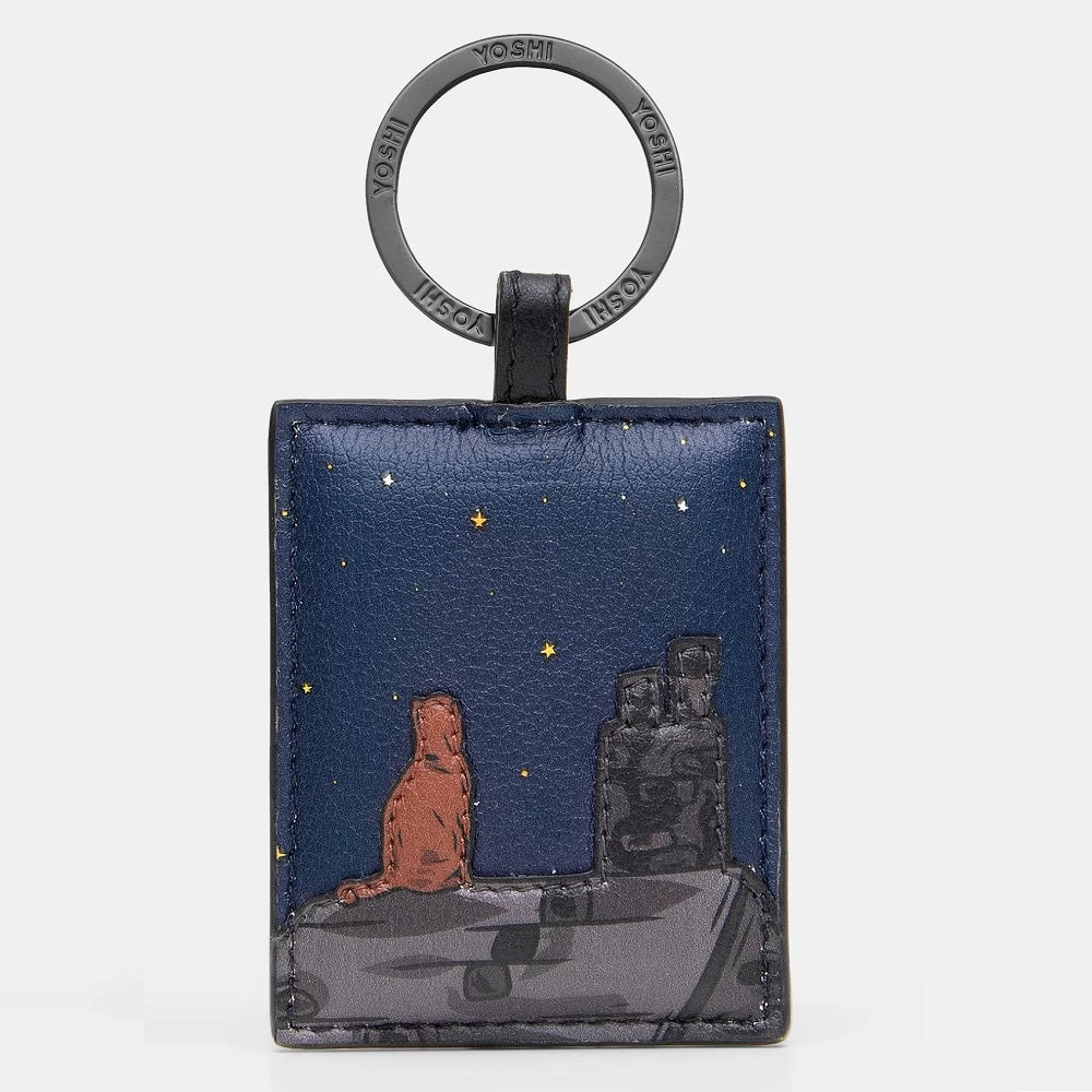 Yoshi Stargazing Cats Keyring
